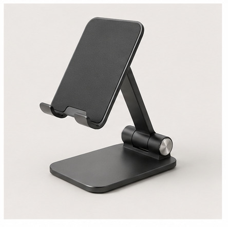 Adjustable desktop phone stand