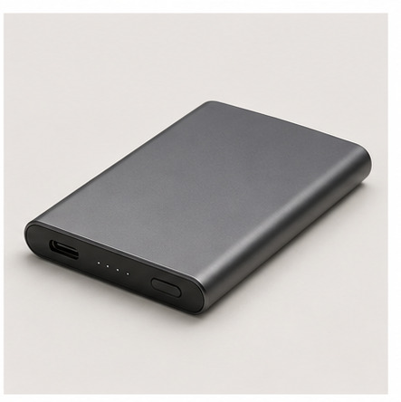 High-capacity slim power bank